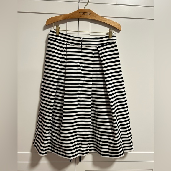 Portmans black and white stripe midi skirt - Picture 2 of 2
